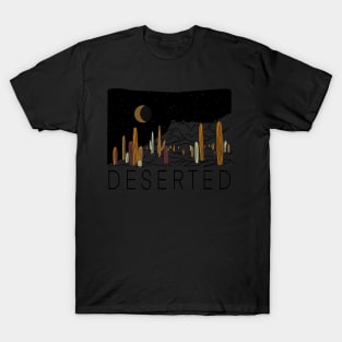 Deserted desert landscape T-Shirt